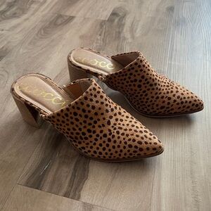 Cheetah Print Women's Mules Coccoci
